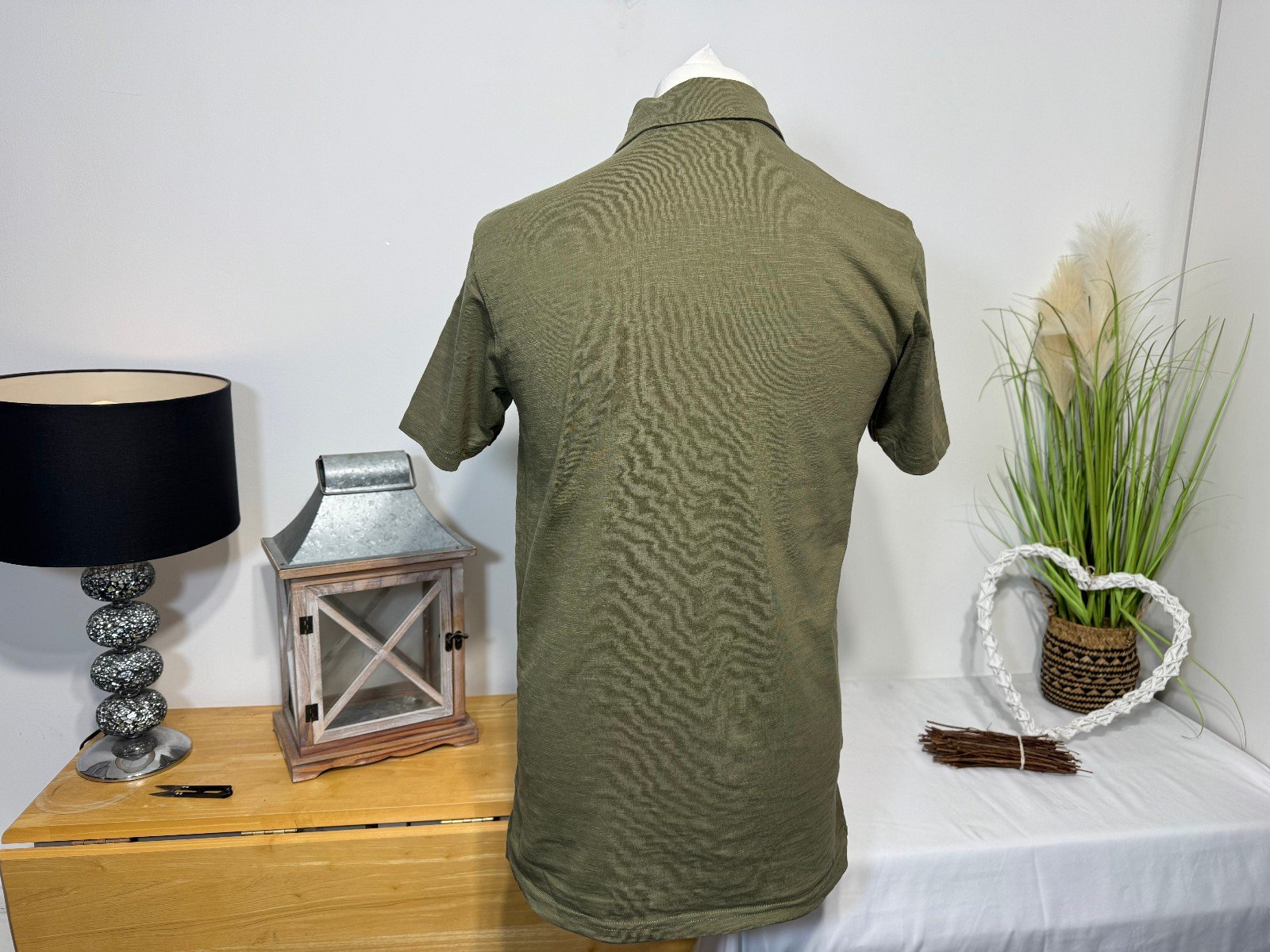 Mountain Warehouse Kharki Organic Cotton Polo Top Size S