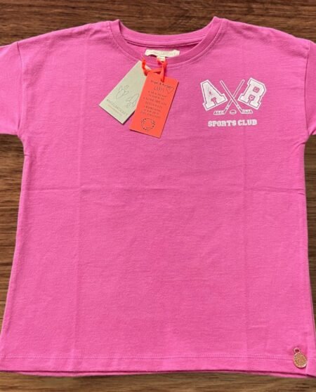 NEW Girls Angel&Rocket Luna Pink Short Sleeve Front Motif T Shirt Age 9yrs