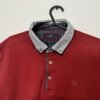 Next Signature Deep Red Short Sleeve Polo Shirt Size M