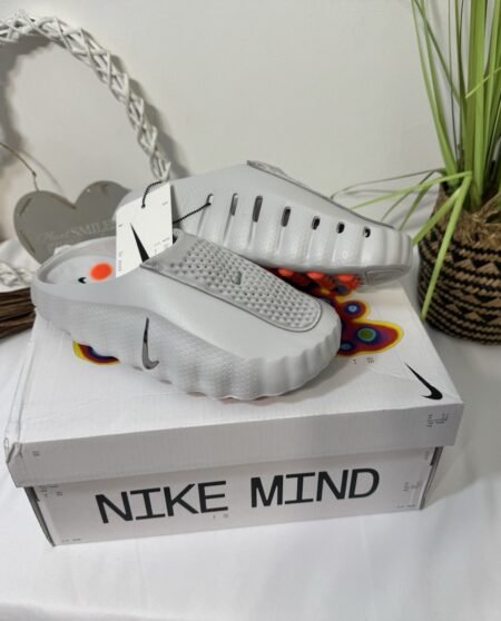 Nike Mind 001 Grey Mules Size 4.5