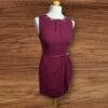 Oasis Deep Berry Red Lined Dress Size 8