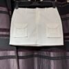 PLT White Cargo Style Mini Skirt  Only Tried On!!   Size 6