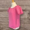 Papaya Pink Off The Shoulder Top Size 12