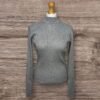 Primark Grey Ribbed High Neck Jumper Size 14-15 Yr More Like Size 10-12