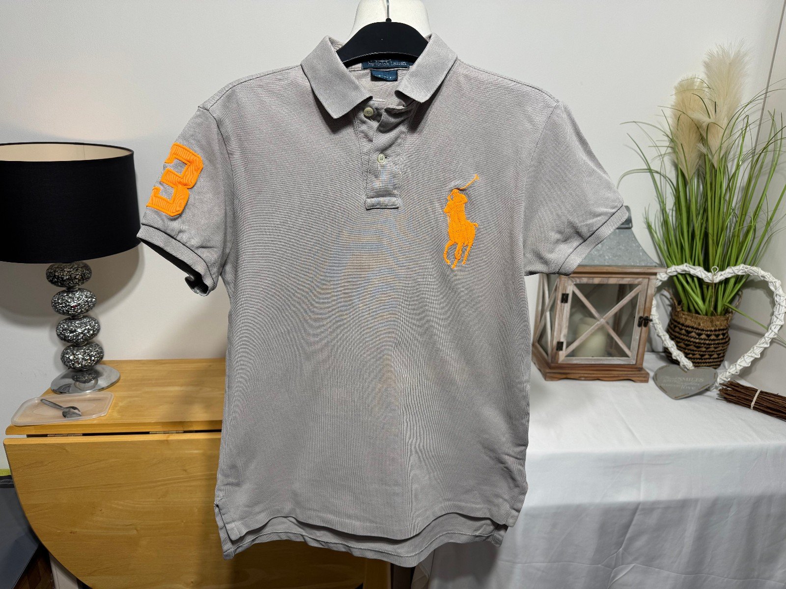 RALPH LAUREN CUSTOM FIT PIQUE POLO SIZE S