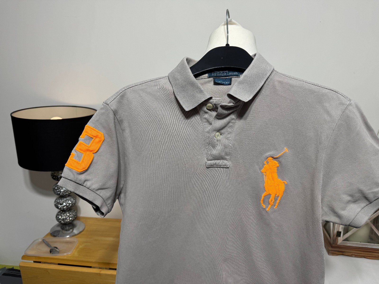 RALPH LAUREN CUSTOM FIT PIQUE POLO SIZE S
