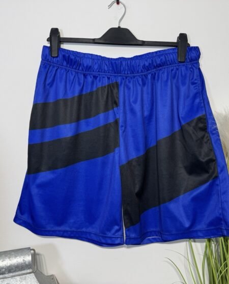 Royal Blue & Black Relaxed Fit Shorts Size XL