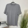 Silver Grey Supersoft Short Sleeve Crew Neck T-Shirt Size L
