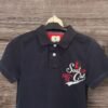 Soulcal &Co Navy Blue Graphic Polo Shirt Size XS