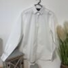 Taylor & Wright White Cotton Long Sleeve Shirt Neck 15.5