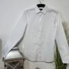 White Slim Fit Long Sleeve Shirt Neck 15