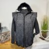 Aim Apparel Grey Fleece Lined Gilet Zip Pockets Size L