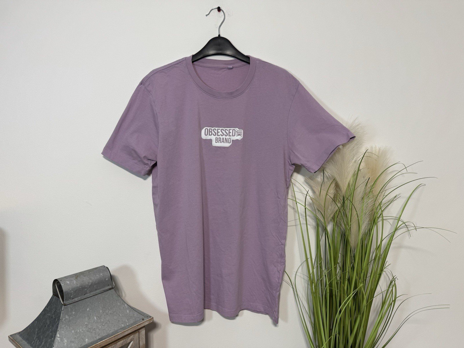 Anthem Lilac Graphic Front & Rear Organic Cotton Short Sleeve T-Shirt Size M
