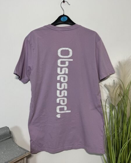 Anthem Lilac Graphic Front & Rear Organic Cotton Short Sleeve T-Shirt Size M