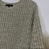 Beige & Gold Glitter Thread Chunky Knit Long Sleeve Jumper Size S