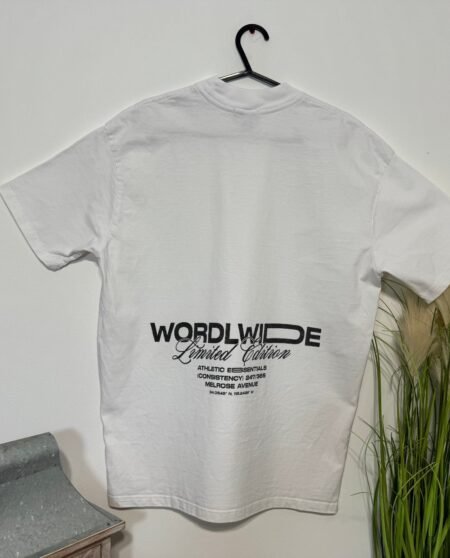 BooHooMan White Graphic Crew Neck T-Shirt Size XS