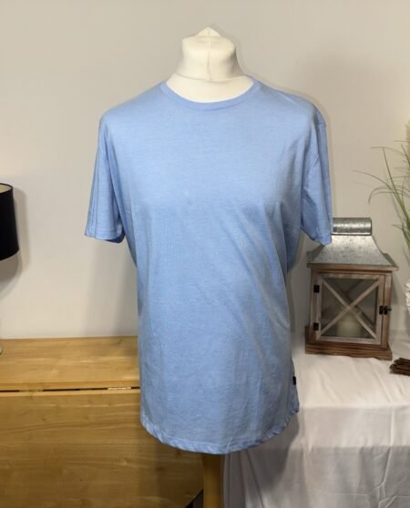 Burtons Menswear Powder Blue T-shirt Size XL
