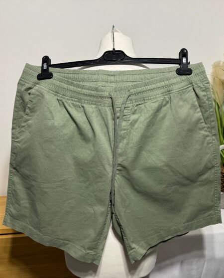 Copper & Oak Sage Green Cotton Blend Pull On Chino Shorts Size XL