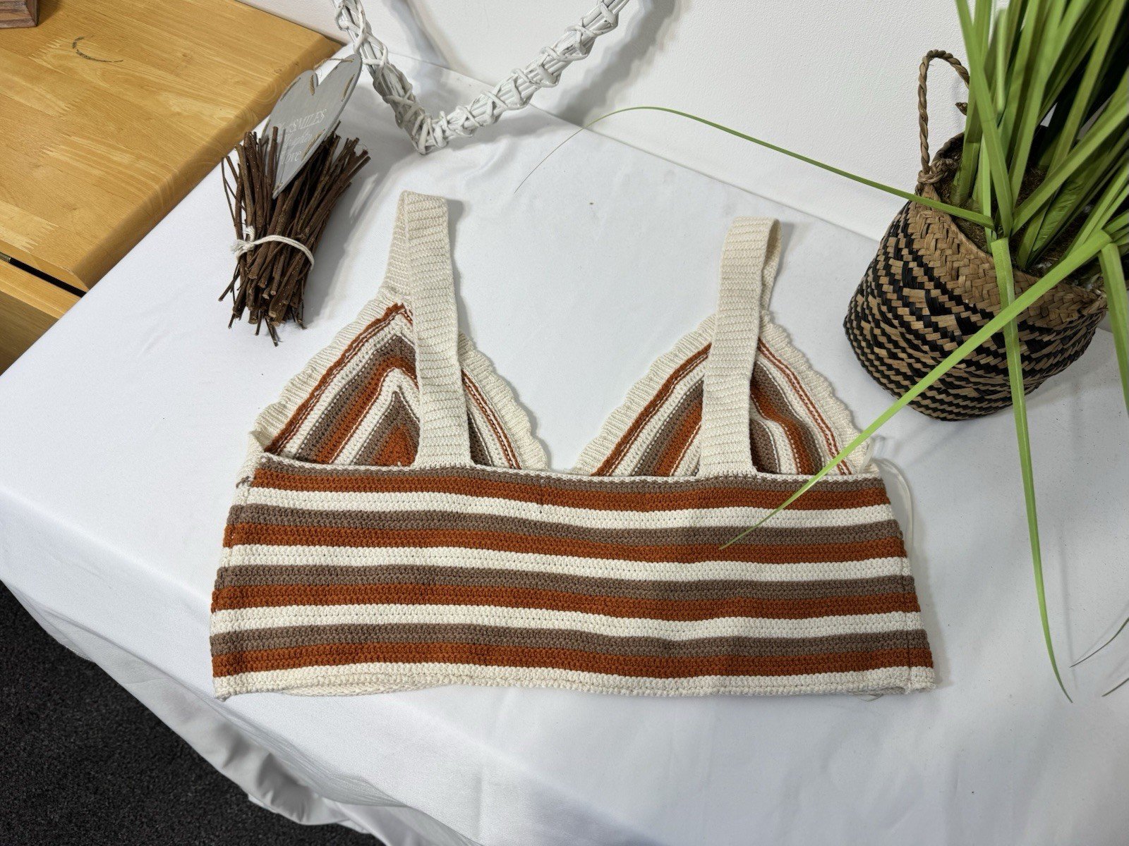 Crochet Crop Top Size 12