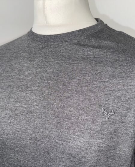 DARK GREY LOUNGEWEAR SHORT SLEEVE TOP SIZE XL