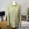 Eastex Pale Green Lined Jacket Shoulder Pads Size 20