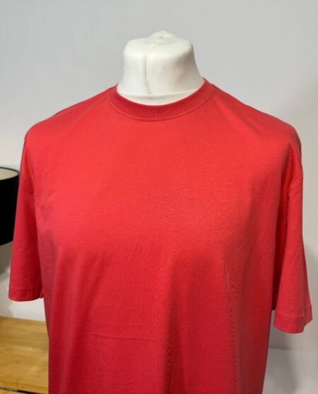 F&F SALMON REGULAR FIT COTTON CREW NECK T-SHRIT SIZE XL