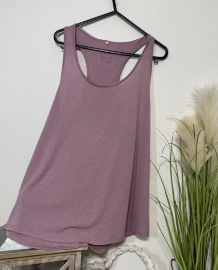H&M Move Lilac Racer Back Top Size M