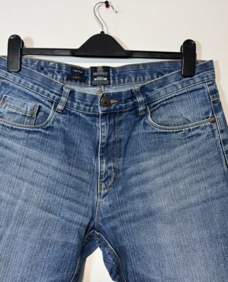 Industrialize Mid Blue Straight Fit Jeans W32 L32