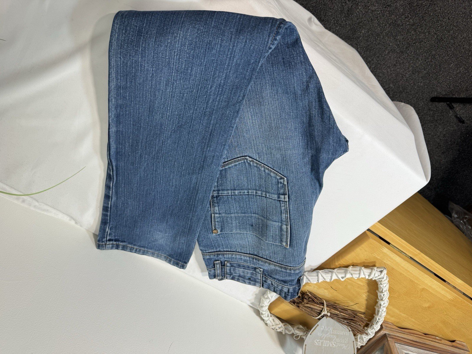 Industrialize Mid Blue Straight Fit Jeans W32 L32