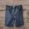 Kids Black Denim Shorts Elasticated Waist Drawcord 5 Pocket Design 13-14 Yrs