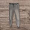 Kids Grey Denim Joggers Elasticated Waist Drawcord Cuffed Bottoms 12-13yrs