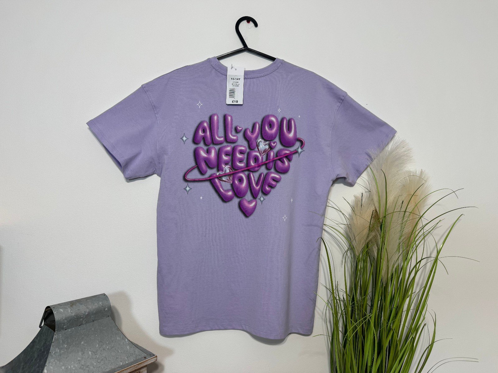 Lilac Graphic Short Sleeve T-shirt Size 13-14 yrs