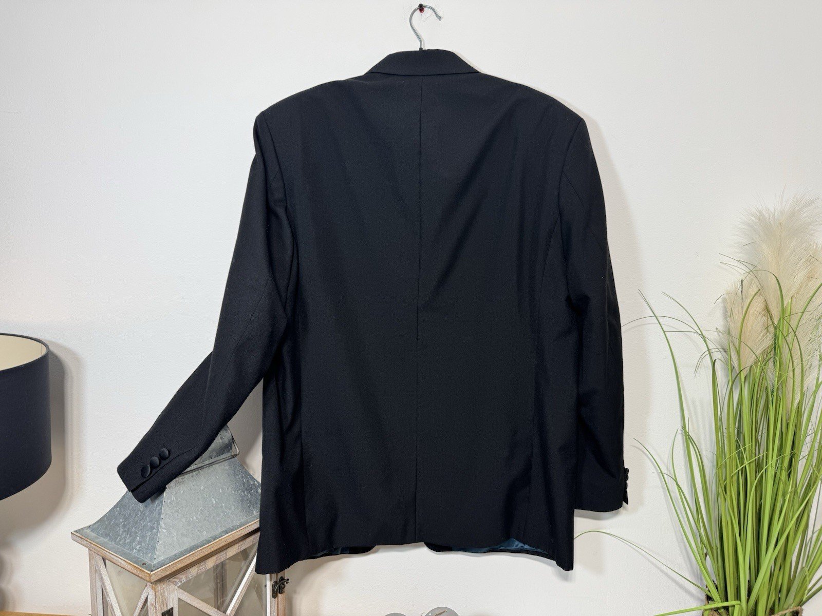 M&S Black Single Breast Tuxedo Jacket Size 44