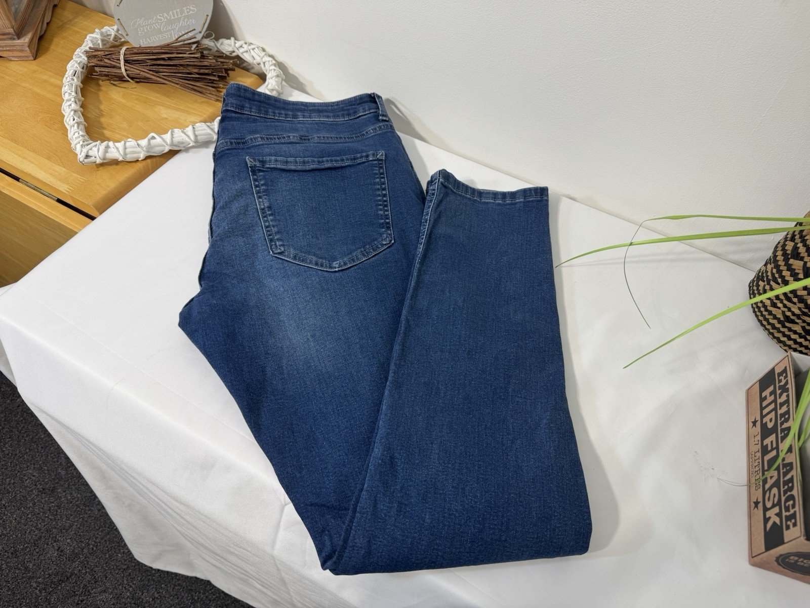 Mid Blue Denim Slim Fit Jeans W36 L31