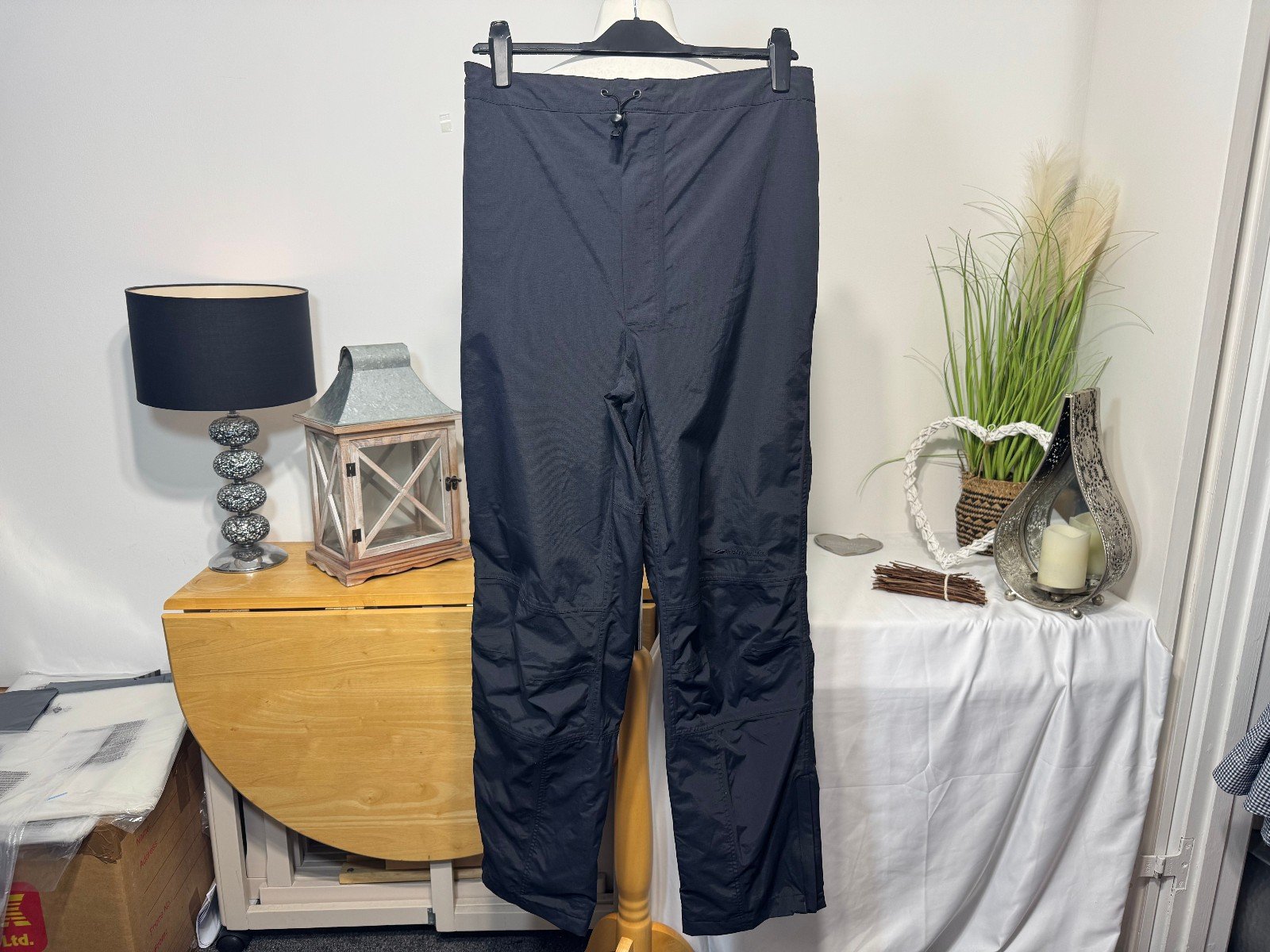 Mountainlife Black Waterproof & Lined Trousers Size L