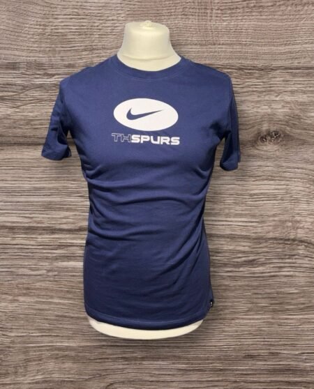 Nike Tottenham Hotspur Theme Navy T-shirt With Graphic Side Badge Pit-pit 19in