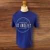 Primary Royal Blue Regular Fit T Shirt With Front Motif Short Sleeve Size S