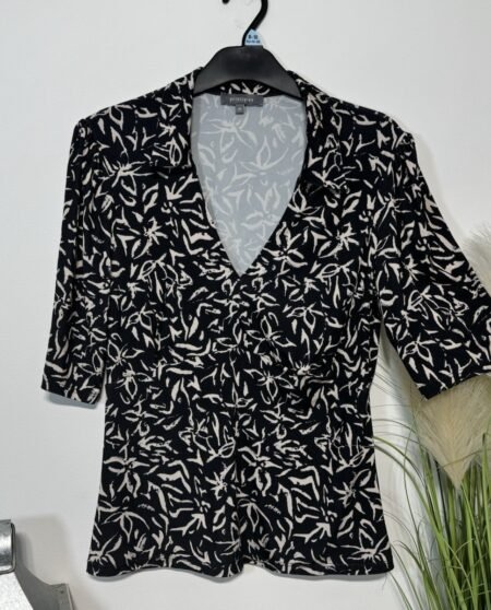 Principle Fitted 3/4 Sleeve Blouse Size 12