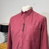 River Island Raspberry Heavy Cotton Long Sleeve Shirt Size M