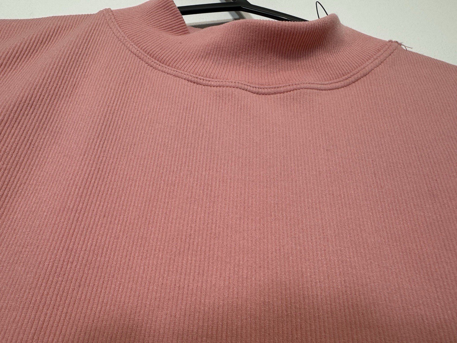 Rose Pink Super Soft Ribbed Bodysuit Size 12-14