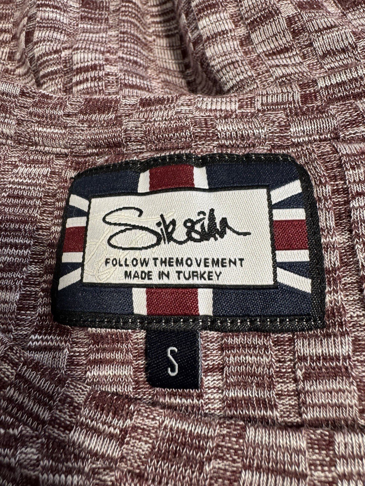 Siksilk Rib Long Sleeve Top Size S