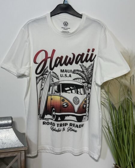White Short Sleeve Graphic T-Shirt Size M